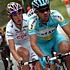 Andy Schleck im weissen Trikot bei der 12. Etappe des Giro d'Italia 2007